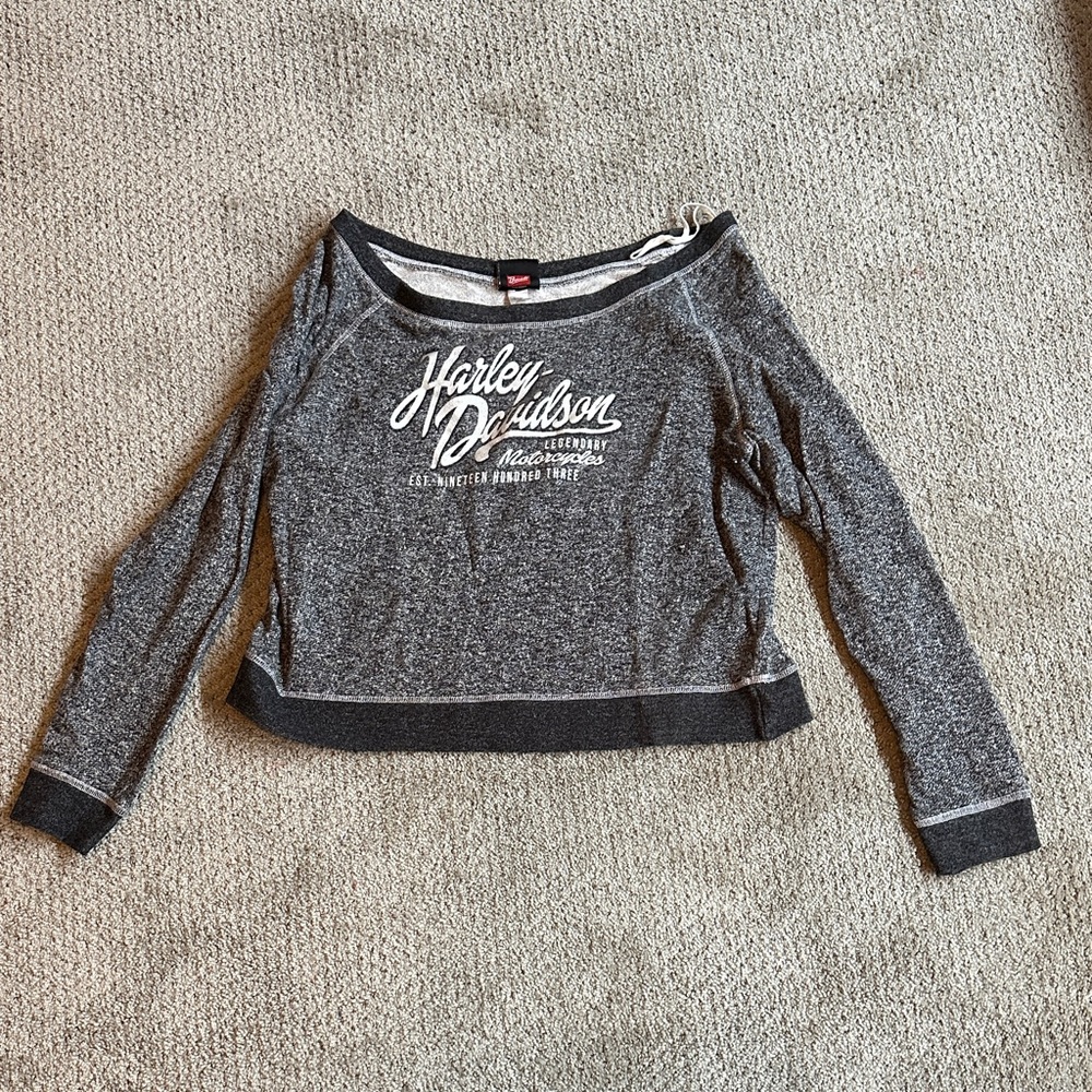 Harley-Davidson Charcoal Long Sleeve Tee
